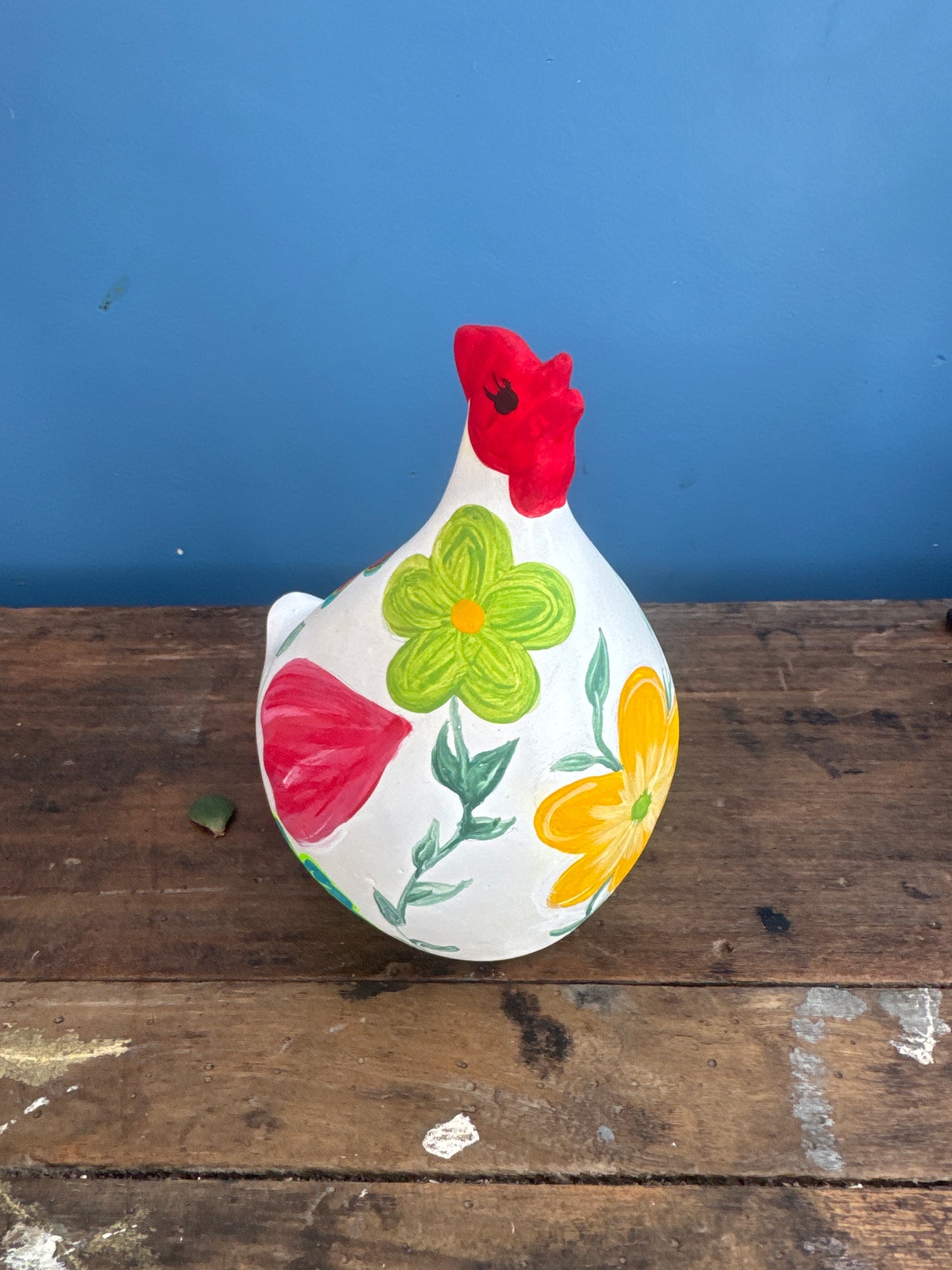 Gallo en resina 22 alto x 19