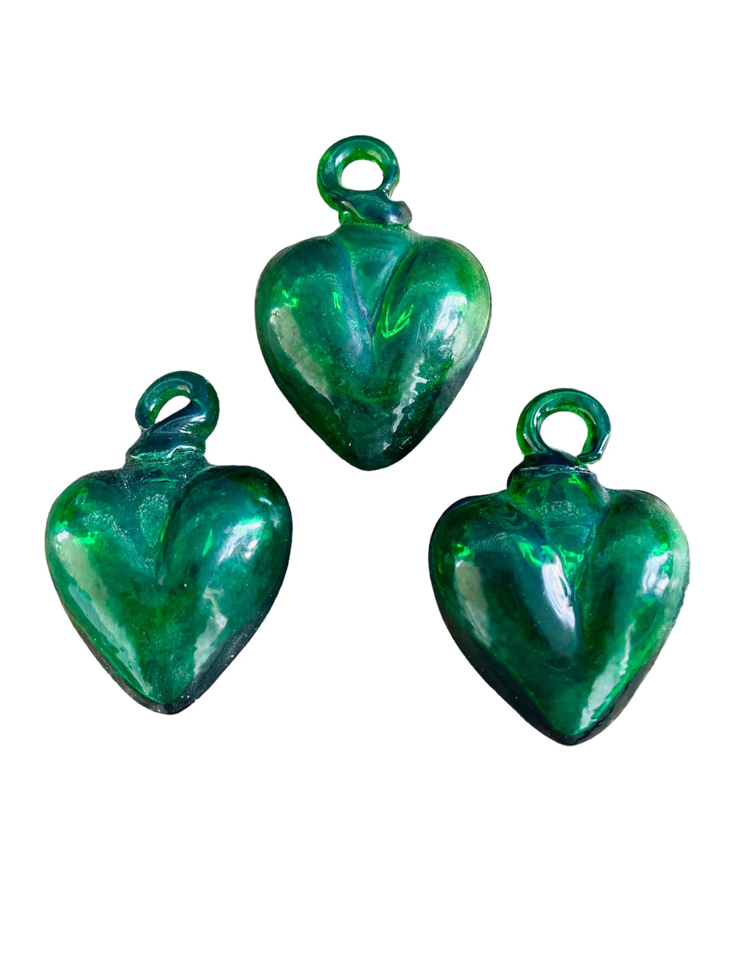 Corazónes vidrio soplado Peq