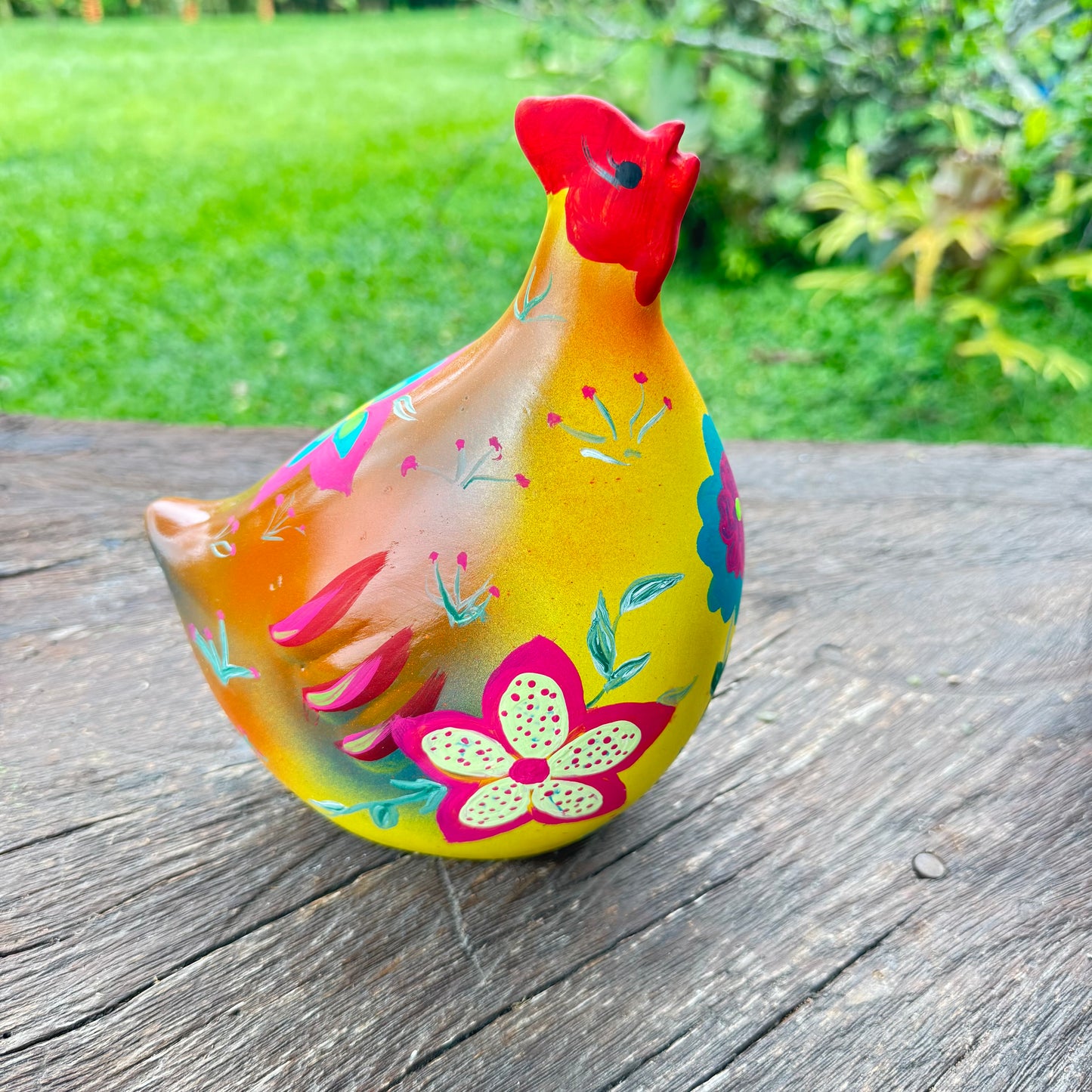 Gallina cerámica