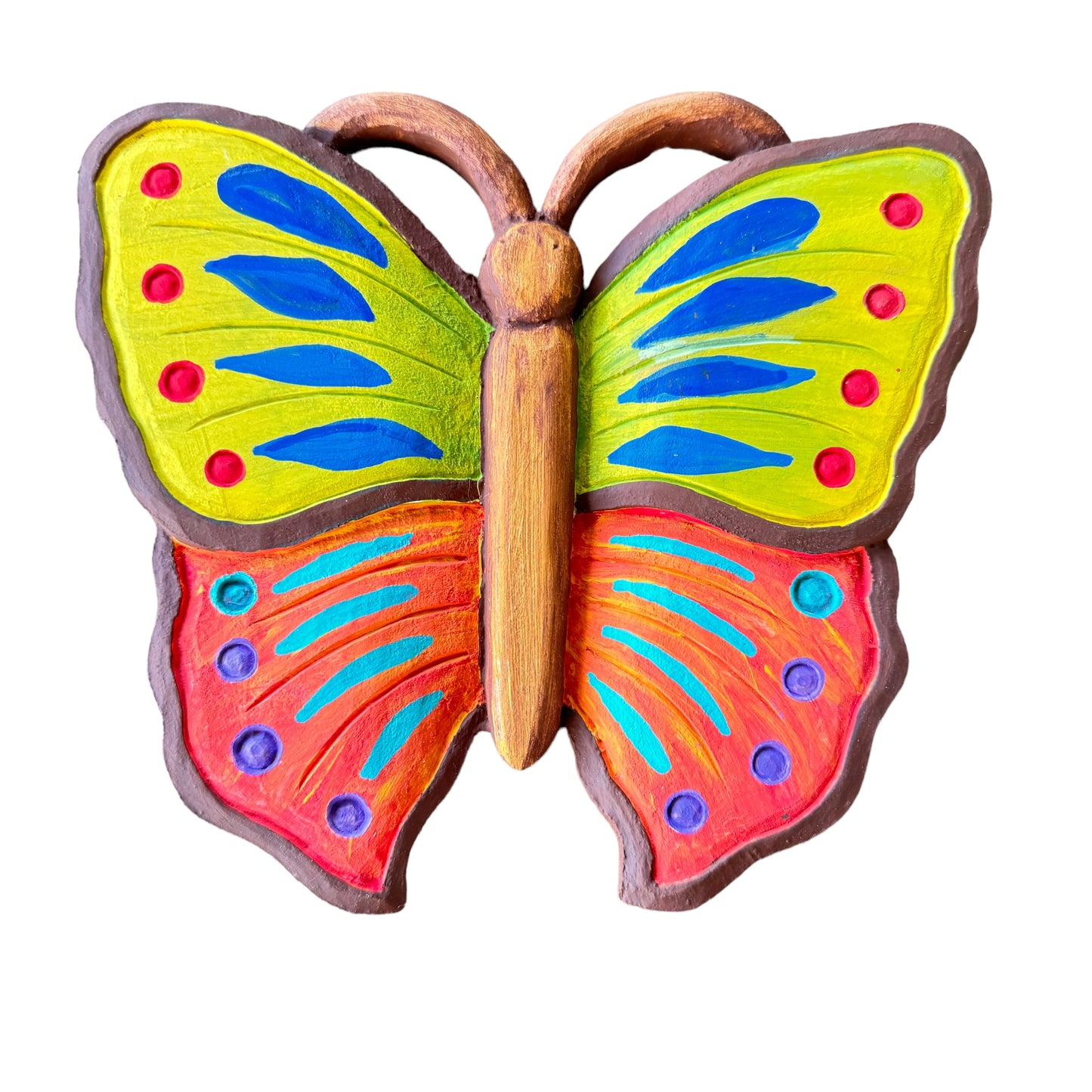 Mariposa madera mediana