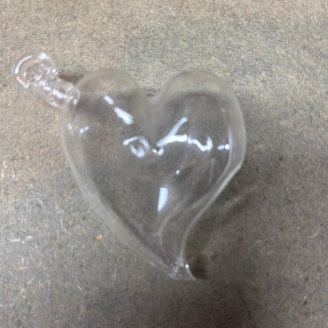 Corazon vidrio 10x8