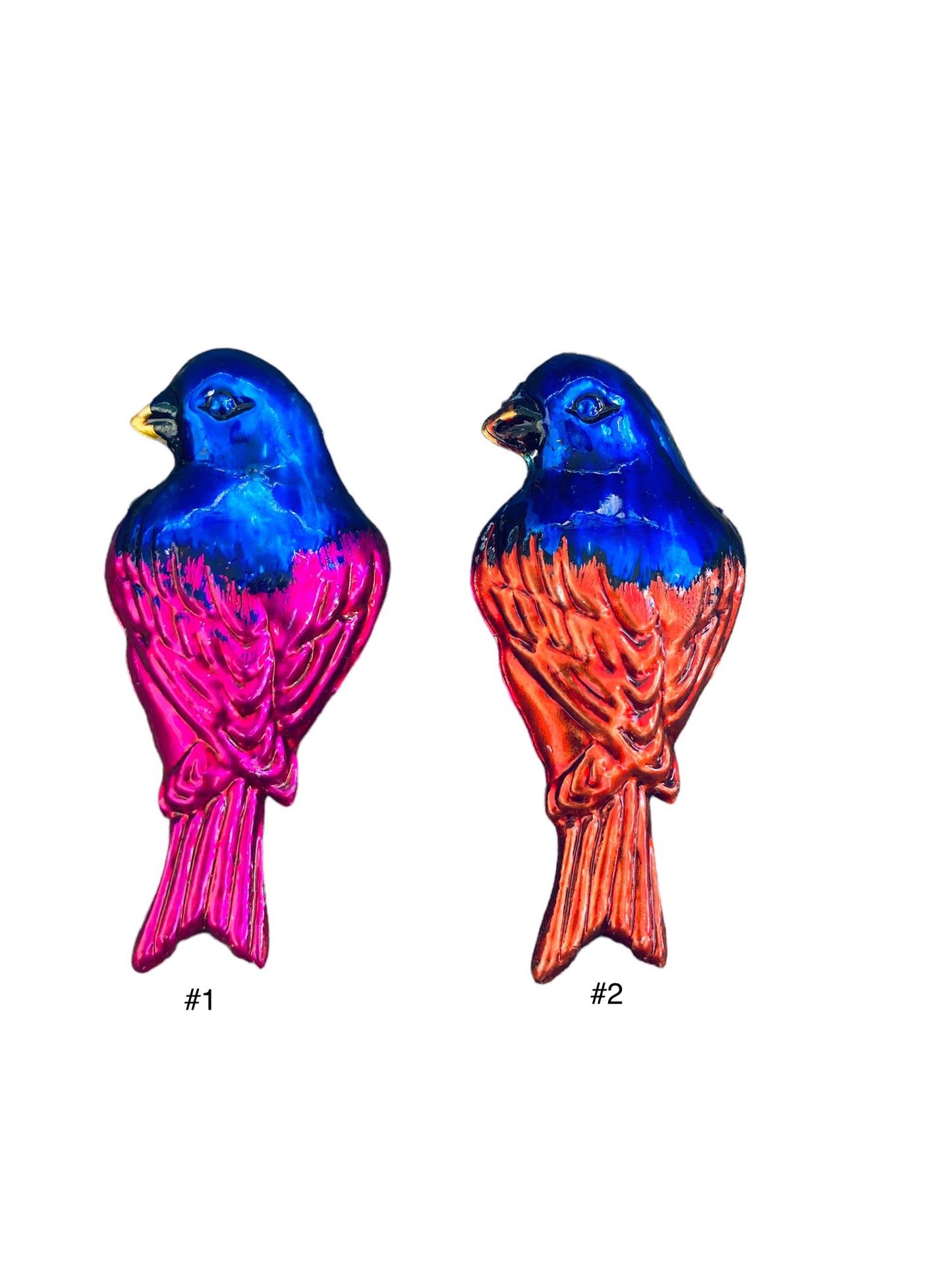 Servilleteros pájaros latón