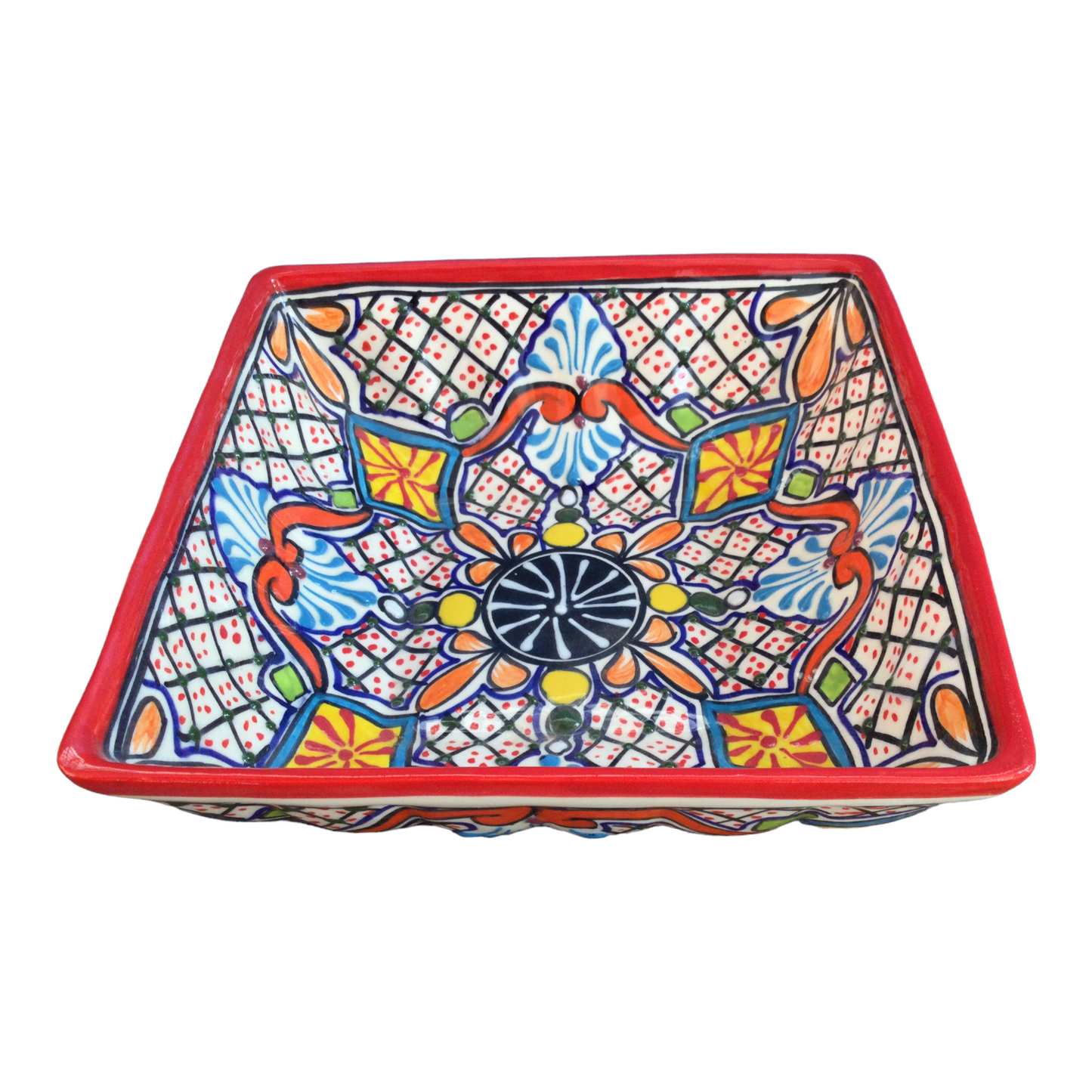 Bandeja o ensaladera cuadrada # 1