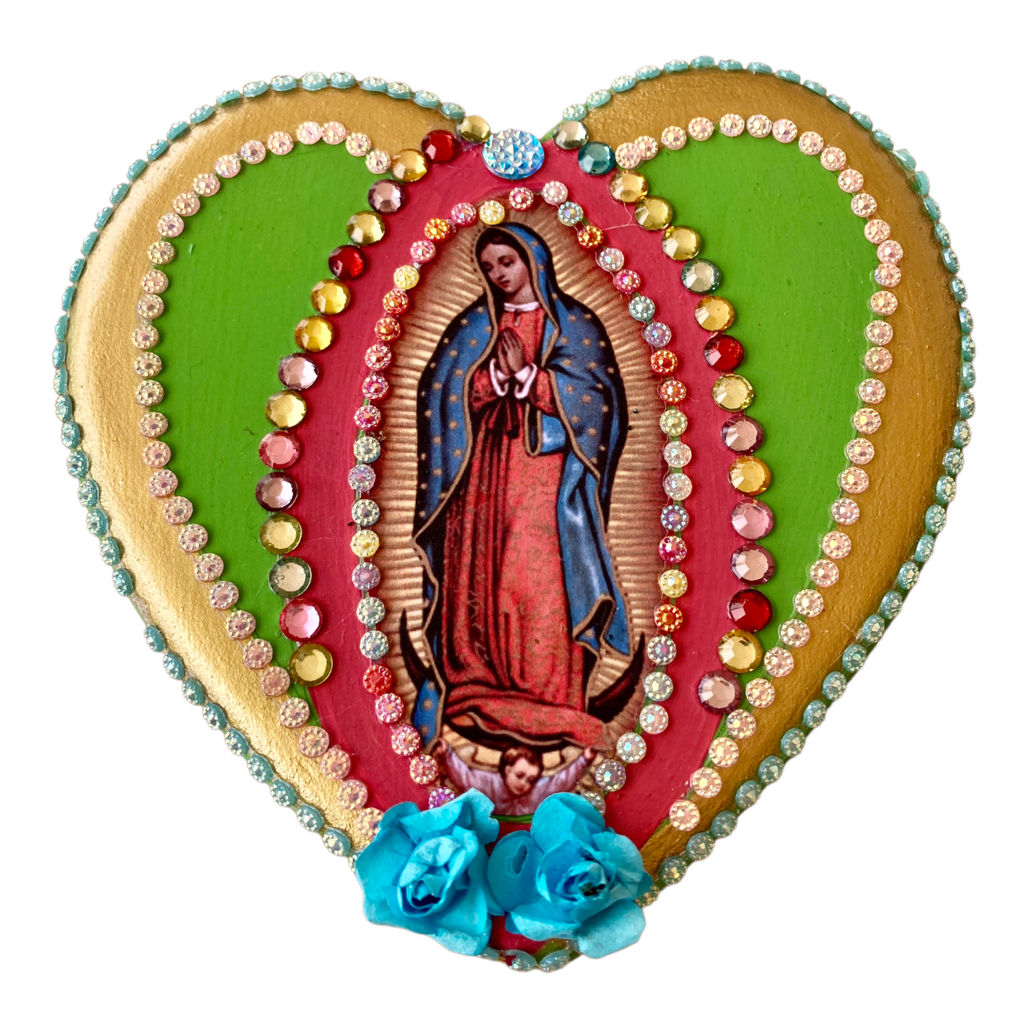 Corazón decoración madera sin moño