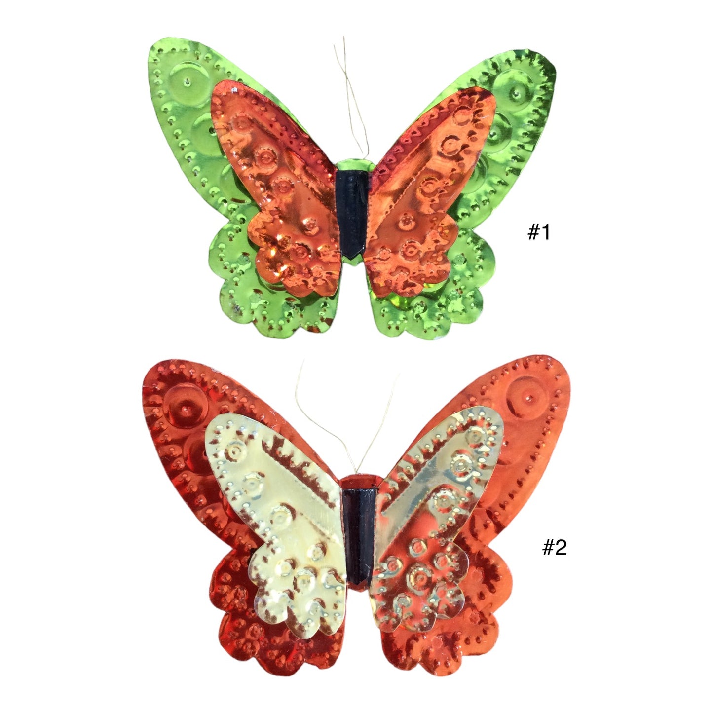 Mariposa en hojalata #1