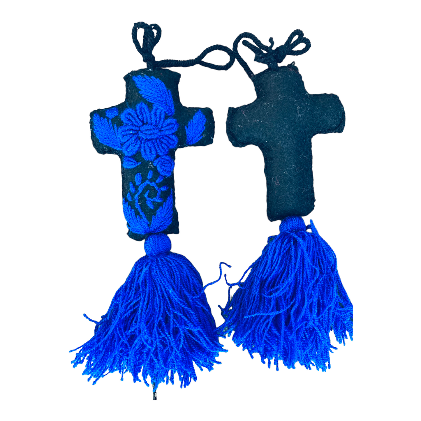 Accesorios o llavero cruz azules