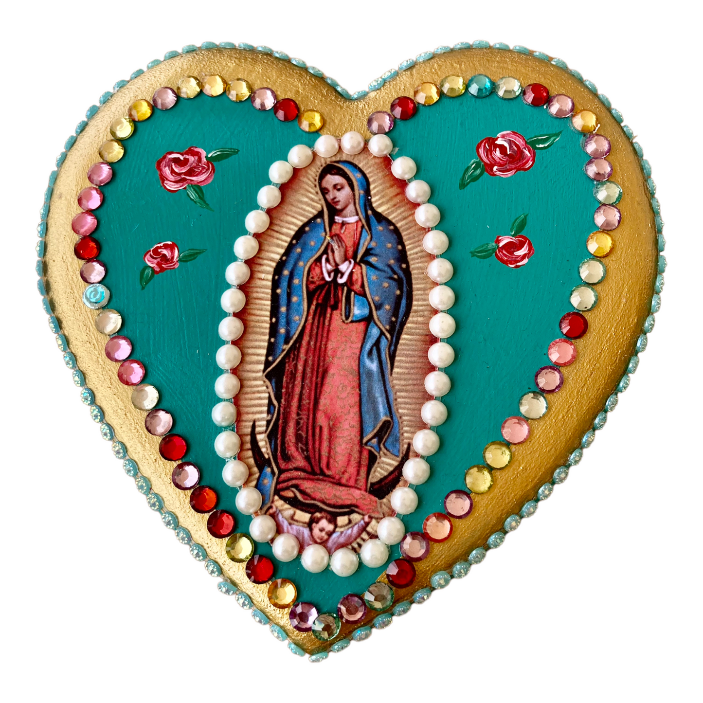 Corazón decoración madera sin moño