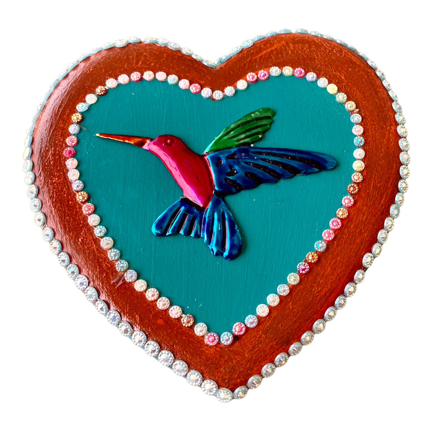 Corazón decoración madera sin moño