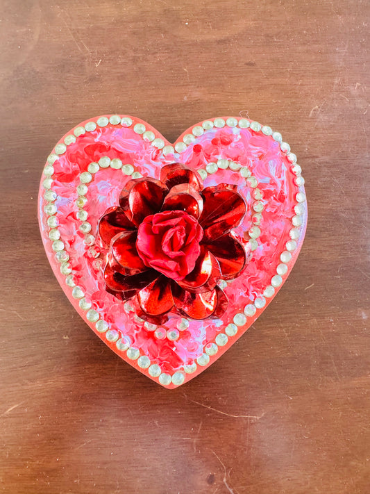 Corazón decoración madera