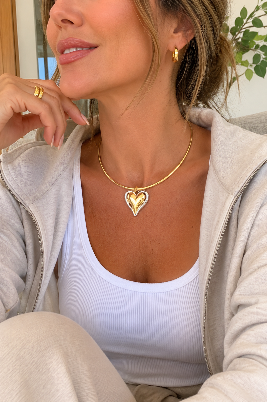 Collar con argolla
