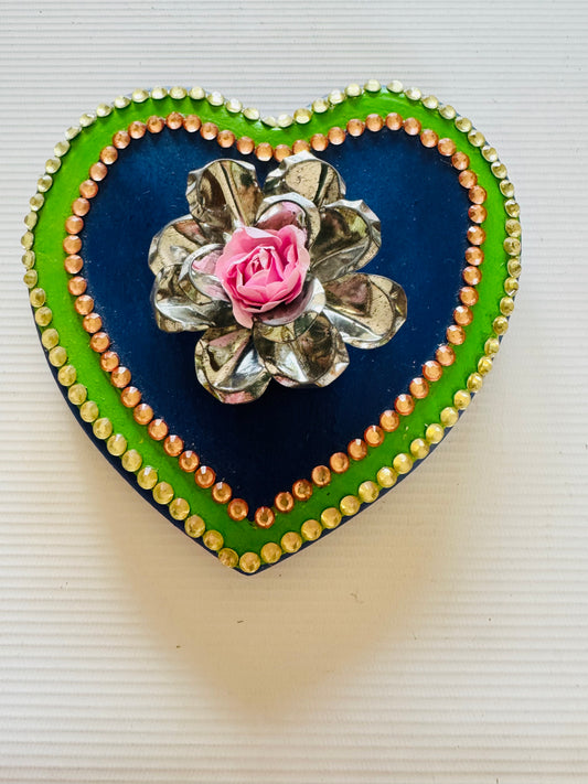 Corazón decoración madera