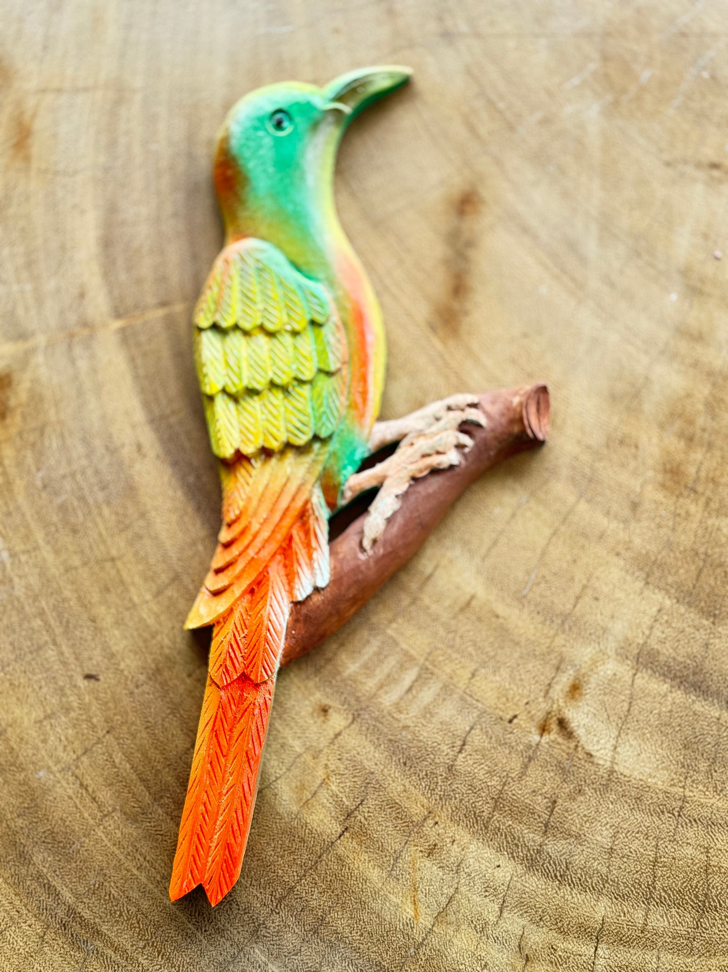 Pájaro madera
