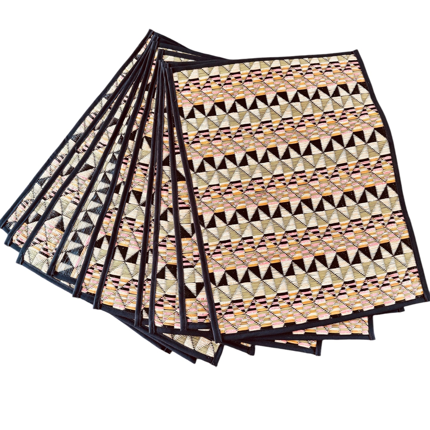 Individual rectangular borde negro