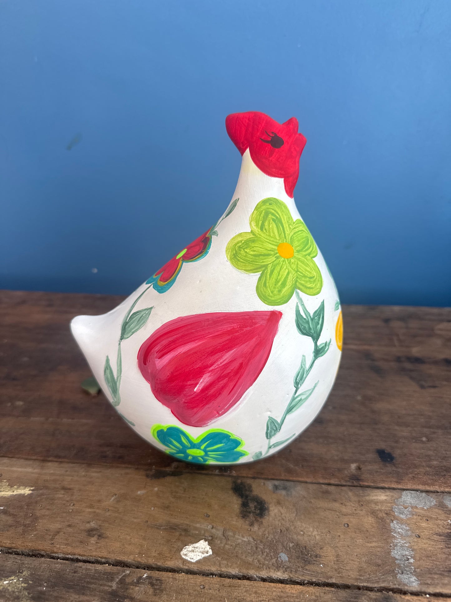Gallo en resina 22 alto x 19