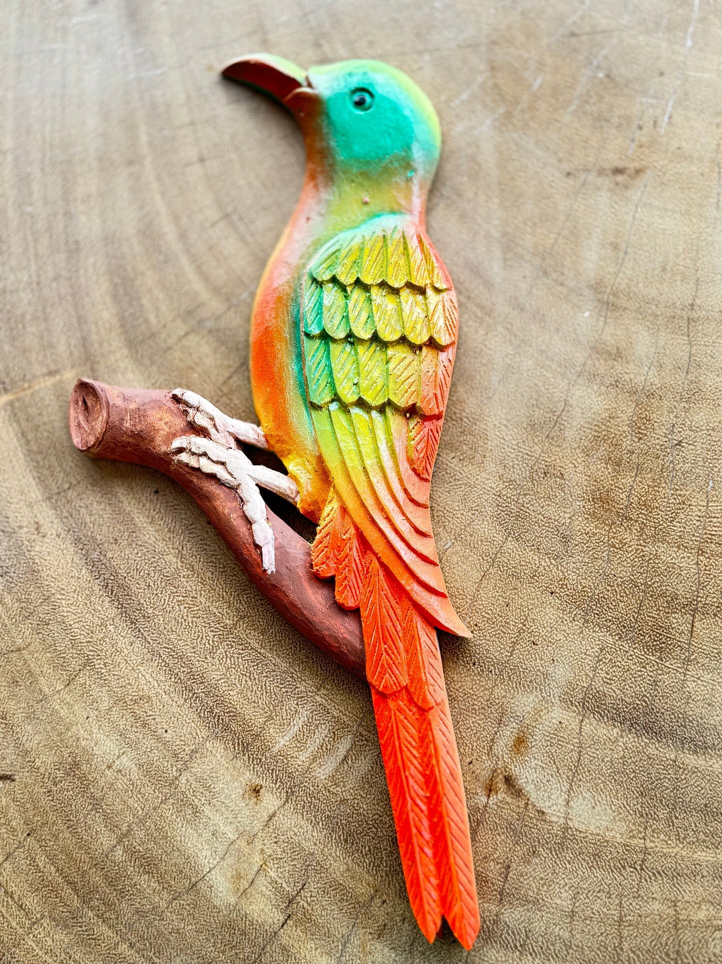 Pájaro madera