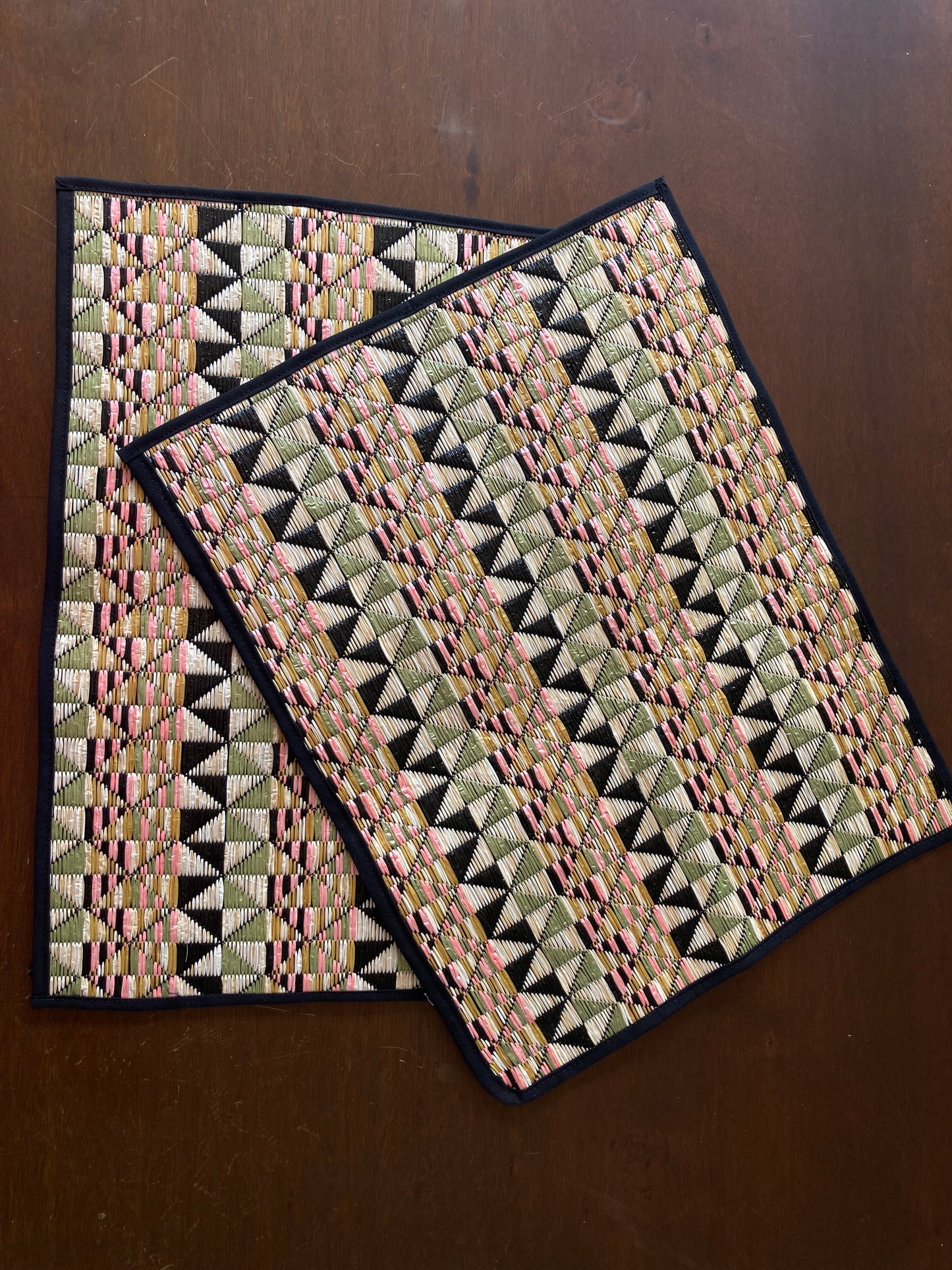 Juego Camino de mesa y individuales estera