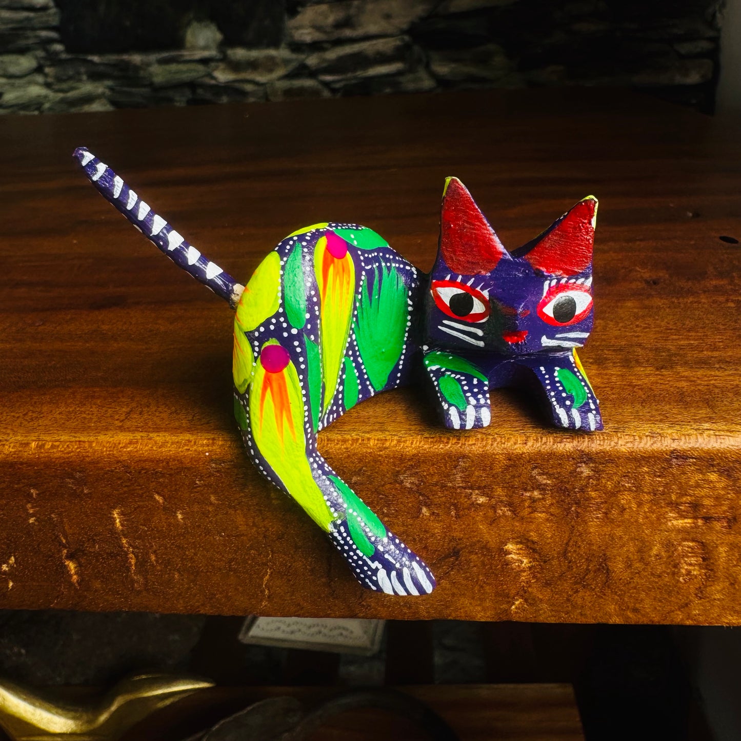 Alebrije gato sentado especial repisas
