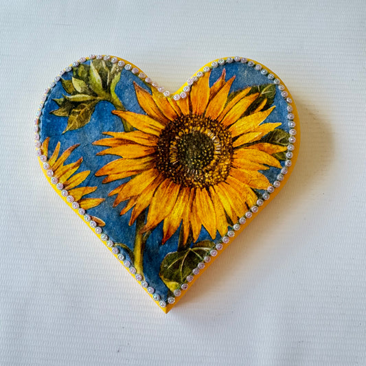 Carazon madera estampado