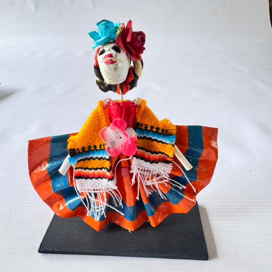 Catrina en papel mache mini