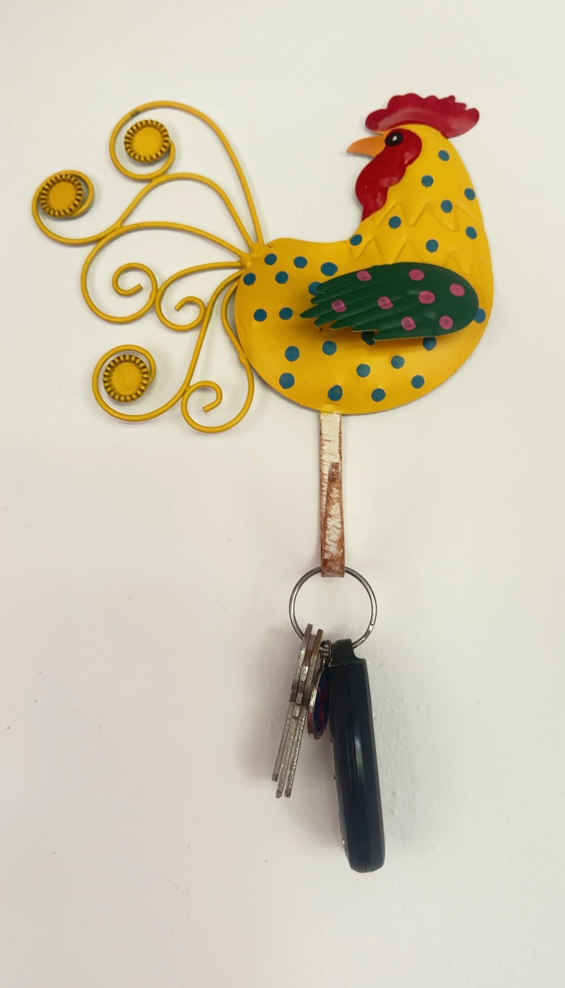 Gallo para llaves 20 de alto x 18 cm