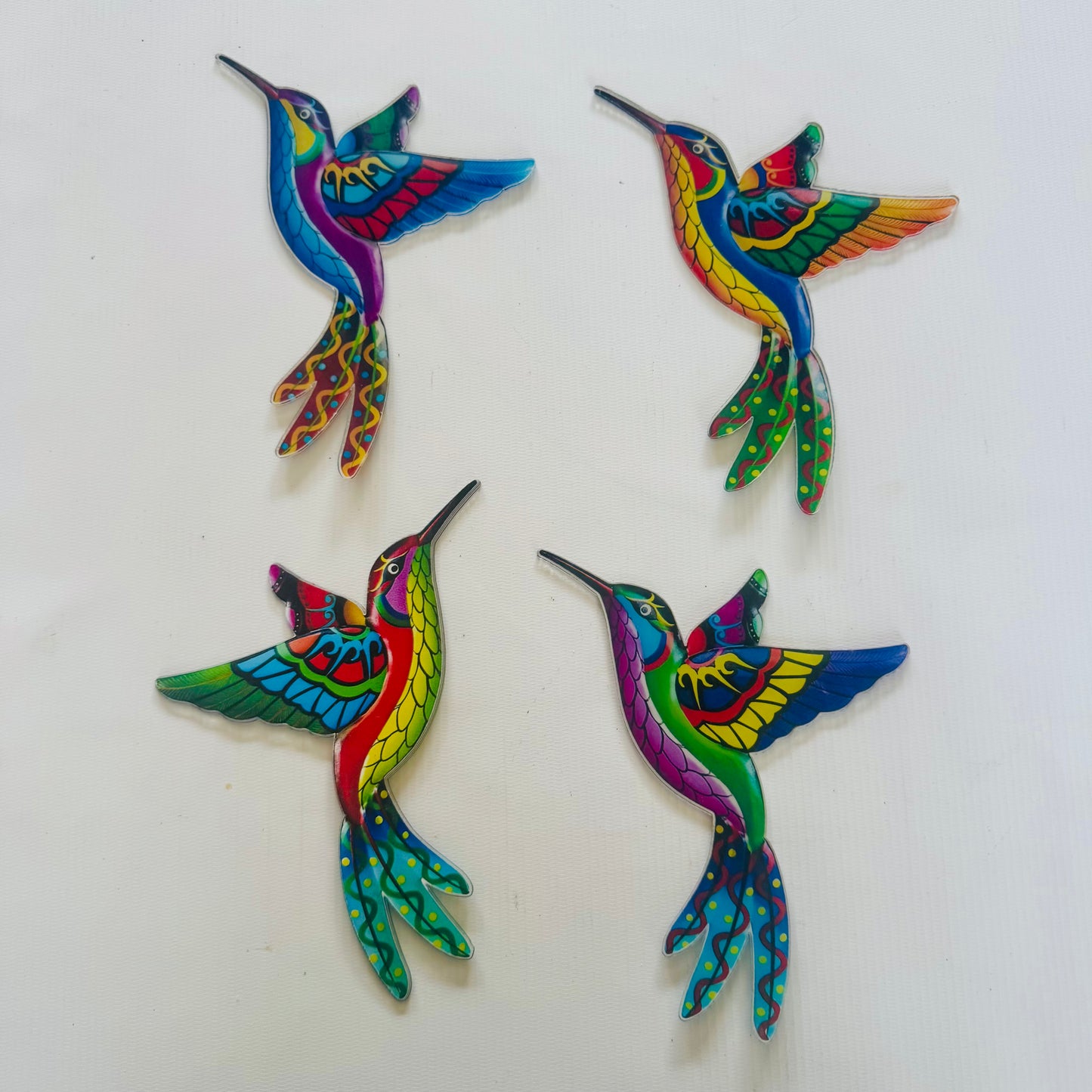 Colibrí juego de 4