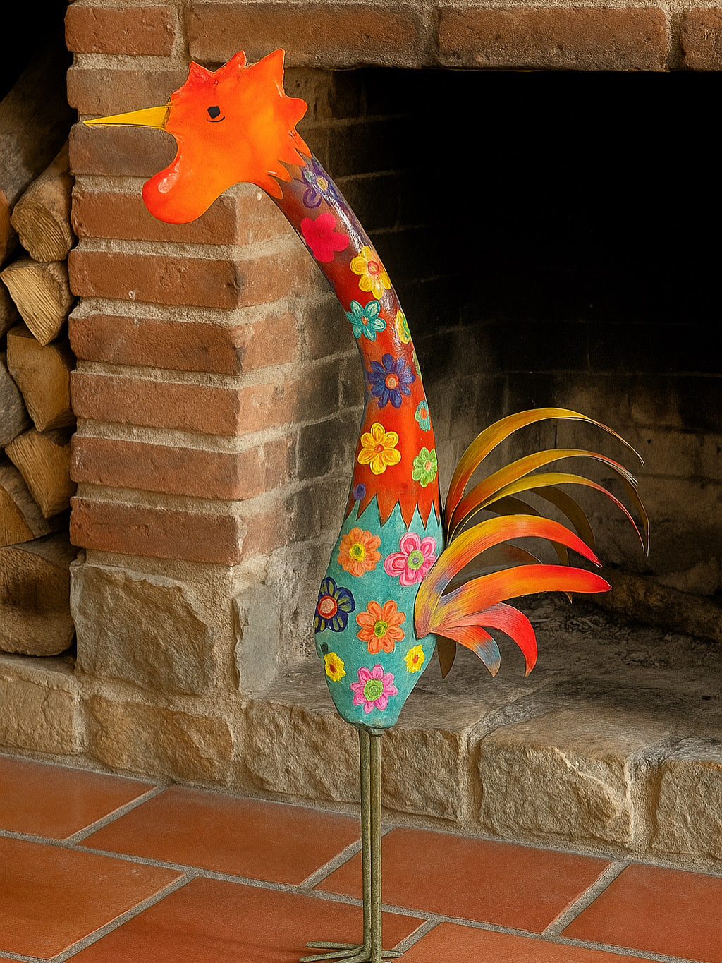 Gallo latón