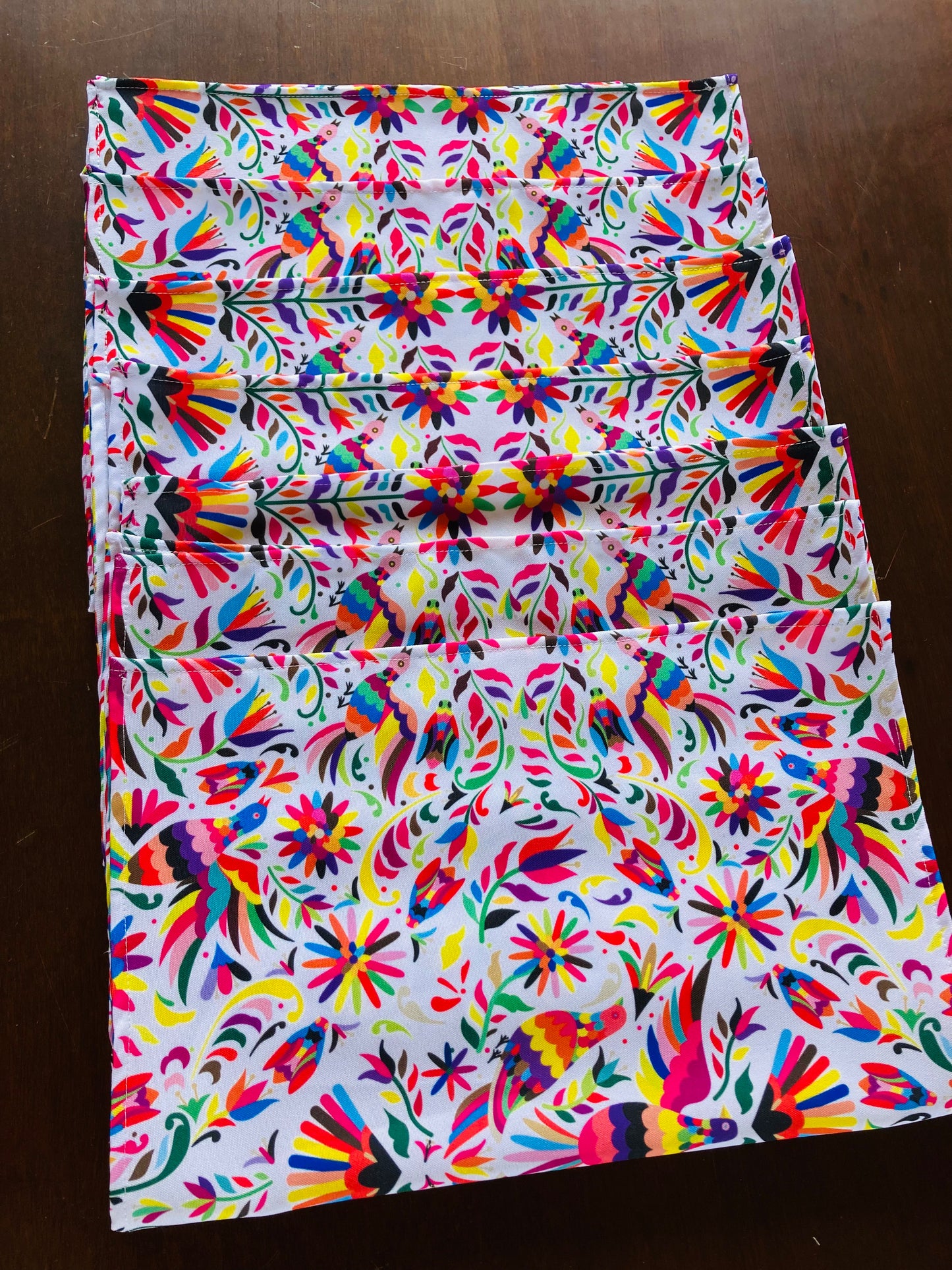 Individuales  estampado Otomi