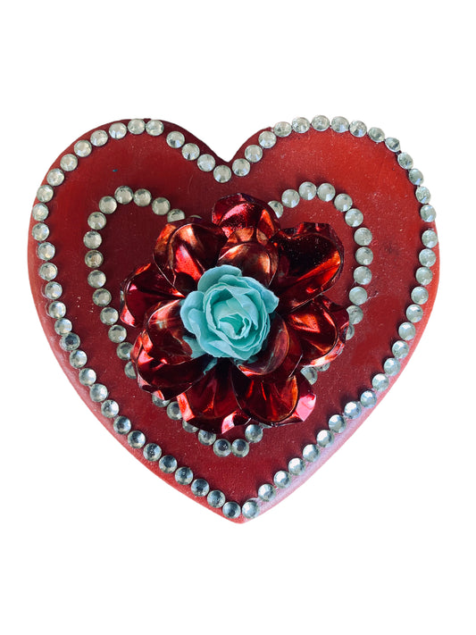 Corazón decoración madera