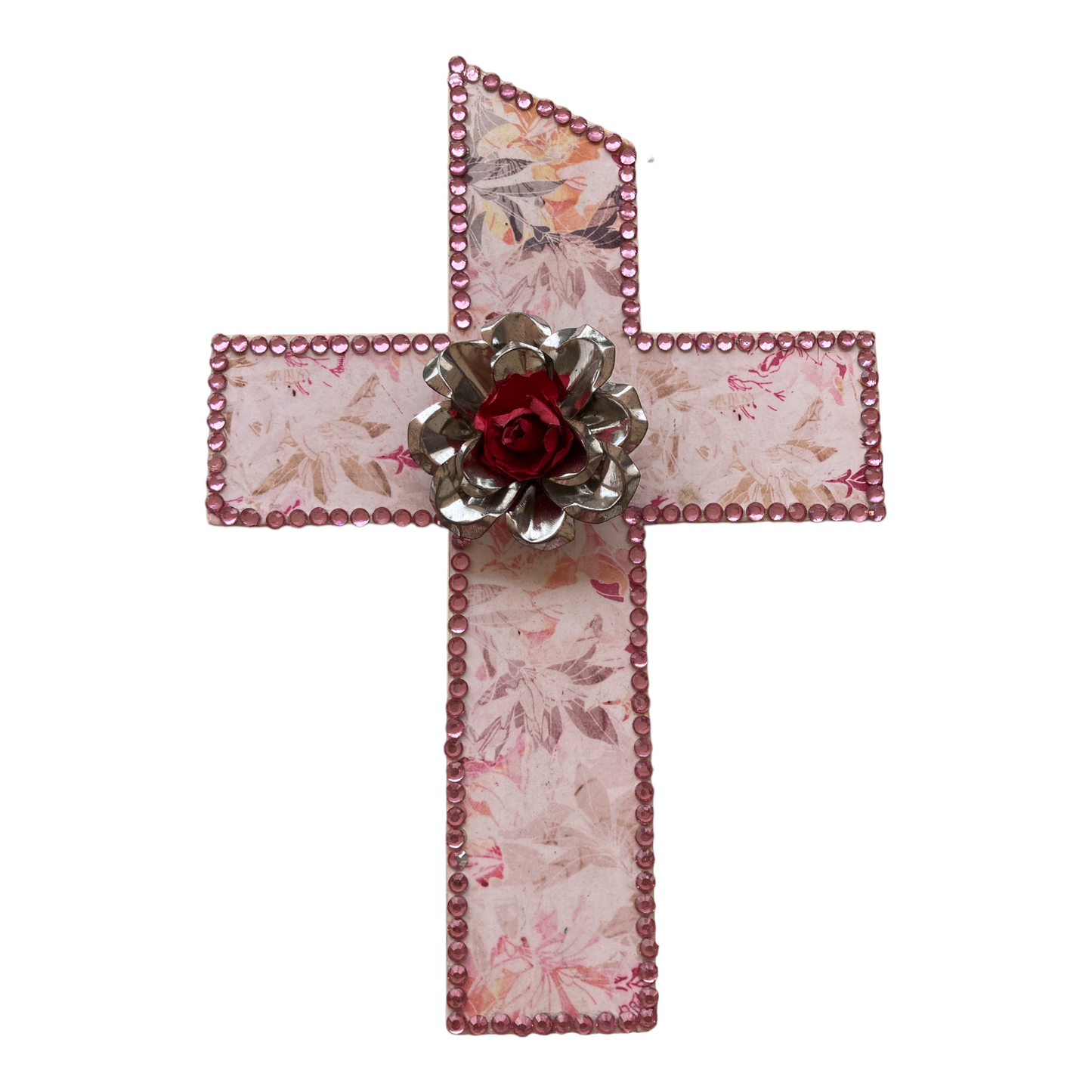 Cruz decorada madera