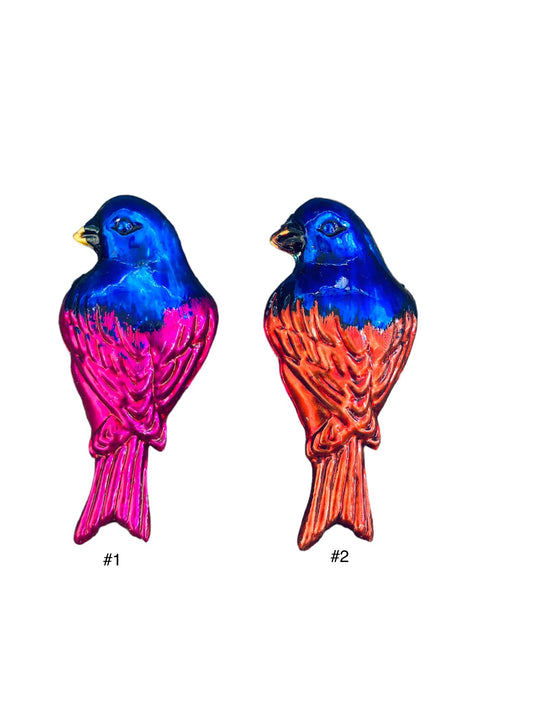Servilleteros pájaros latón