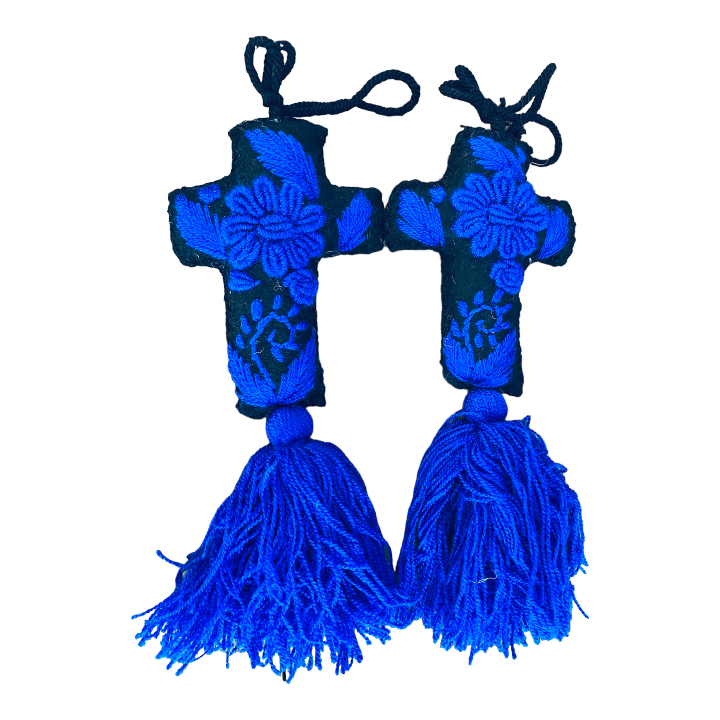 Accesorios o llavero cruz azules