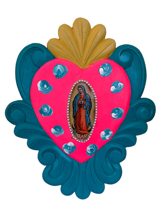 Corazón Virgen de Guadalupe