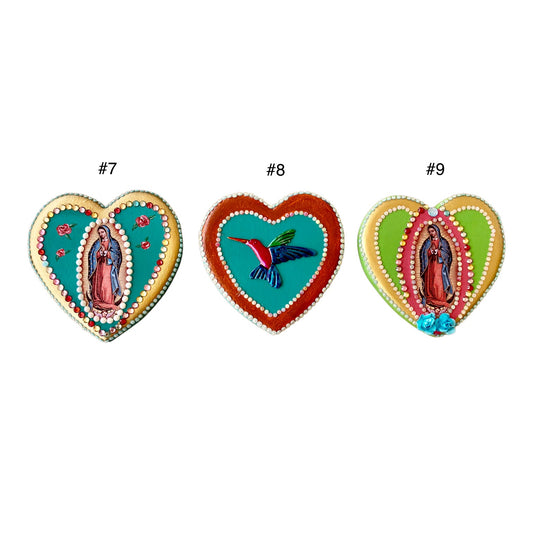 Corazón decoración madera sin moño